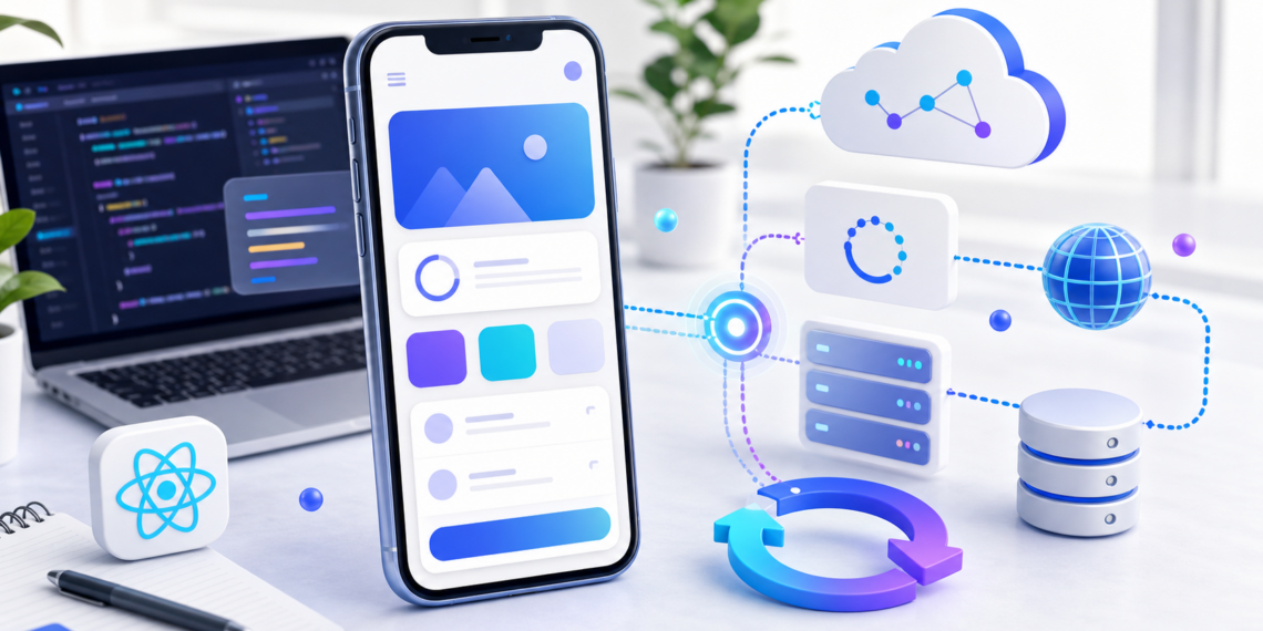 Minh hoạ useEffect gọi API và đồng bộ dữ liệu trong React Native