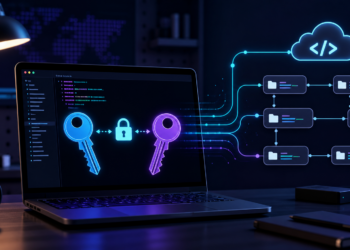 Minh họa dùng SSH key để kết nối GitHub an toàn