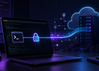Minh họa kết nối SSH an toàn giữa máy lập trình viên và server